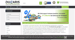 Desktop Screenshot of druckerpatronen-onlineshop.de